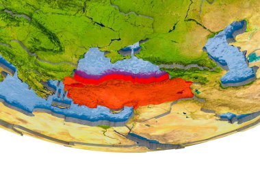 Türkiye'de kırmızı Earth modeli