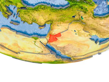 Jordan kırmızı Earth modeli