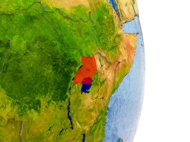 Uganda gerçekçi dünya üzerinde