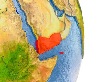 Yemen gerçekçi dünya üzerinde