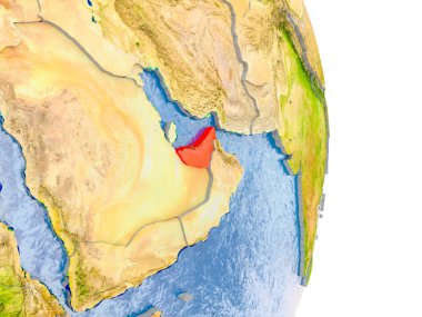 Birleşik Arap Emirlikleri gerçekçi dünya üzerinde