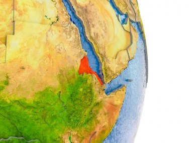 Eritre gerçekçi dünya üzerinde