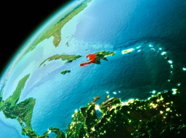 Akşam uzaydan Haiti