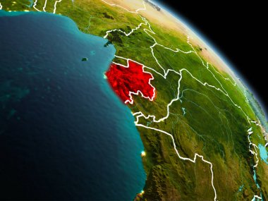 Gabon yörüngeden sabah