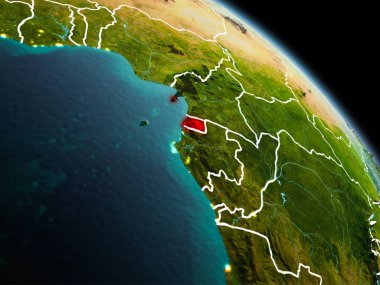 Ekvator Ginesi yörüngeden sabah