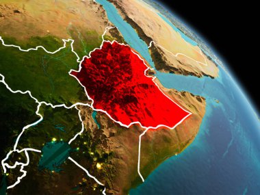 Sabah yörüngeden Etiyopya'da