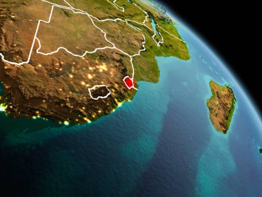 Svaziland yörüngeden sabah