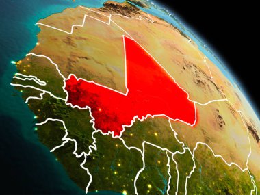 Mali sabah yörüngeden '