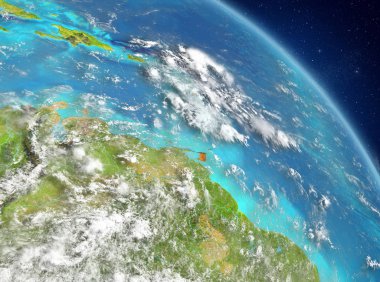 Yörüngeden Caribbean