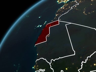 Gece boyunca Batı Sahra