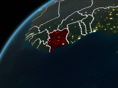 Gece boyunca Fildişi Sahili