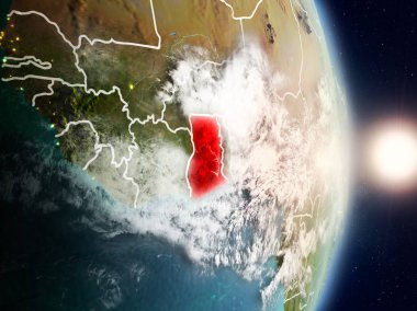 Gana gündoğumu sırasında