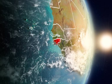 Gine-Bissau gündoğumu sırasında