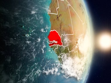 Senegal gündoğumu sırasında