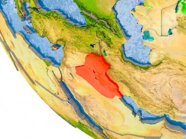 Irak dünya üzerinde