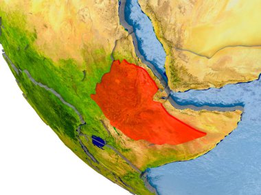Etiyopya dünya üzerinde