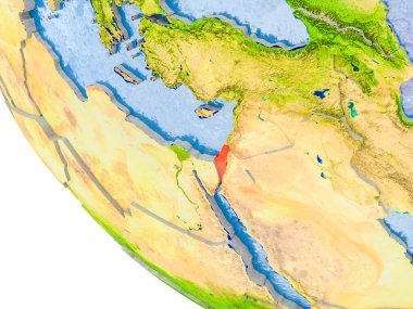 İsrail dünya üzerinde