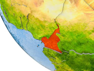 Kamerun dünya üzerinde