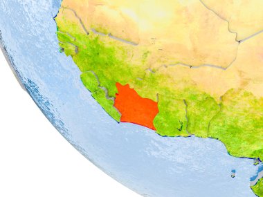 Fildişi Sahili Globe