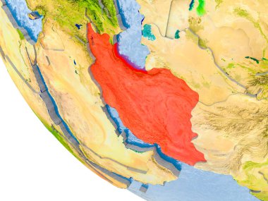 İran dünya üzerinde
