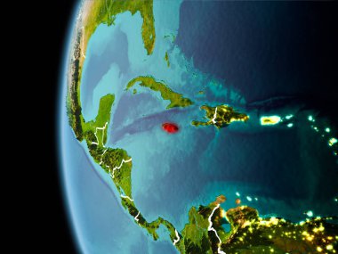 Jamaika akşam uzaydan