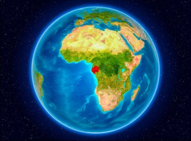 Gabon dünya üzerindeki