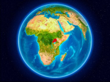 Uganda yeryüzünde