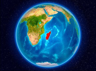 Madagaskar yeryüzünde