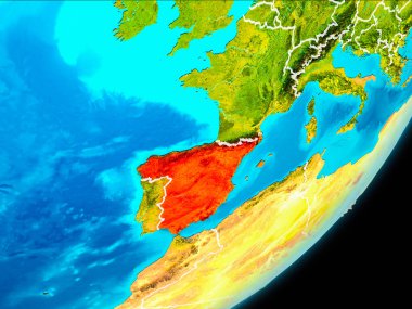 Yörünge görünümü, İspanya