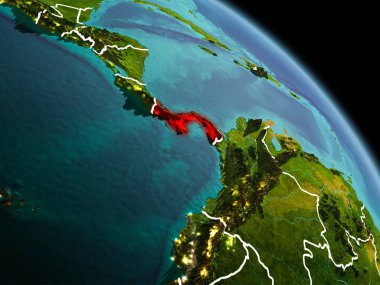 Sabah yörüngeden Panama