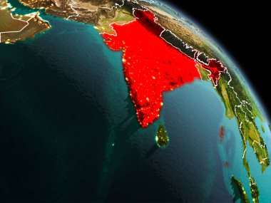 Sabah yörüngeden Hindistan'da