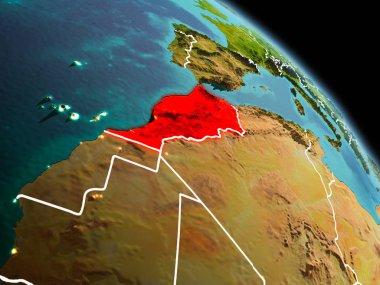 Yörüngeden sabah Fas'ta