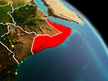 Sabah yörüngeden Somali'de