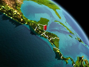 Sabah yörüngeden Belize