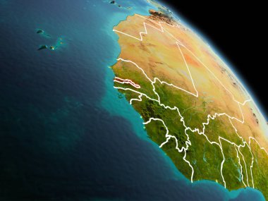 Gambiya yörüngeden sabah