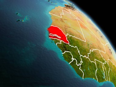 Sabah yörüngeden Senegal