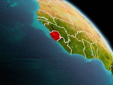 Sierra Leone yörüngeden sabah