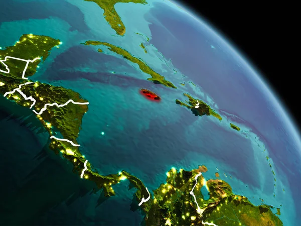 Sabah yörüngeden Jamaika'da