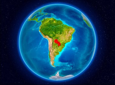 Paraguay yeryüzünde
