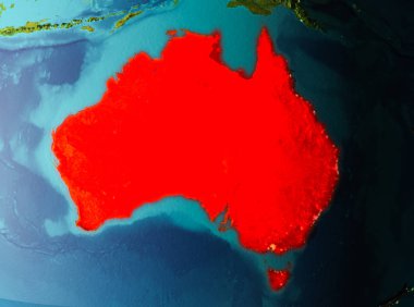 Yörünge görünümü, Avustralya