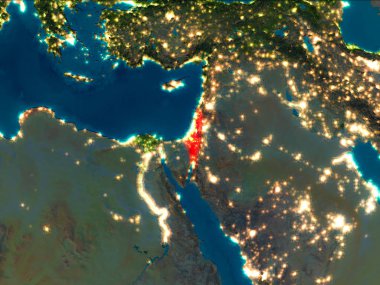 İsrail kırmızı gece