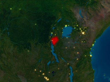 Kırmızı gece Burundi