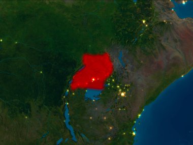 Uganda kırmızı gece