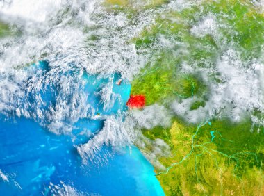 Ekvator Ginesi dünya üzerindeki kırmızı