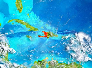 Haiti Dünya üzerindeki kırmızı