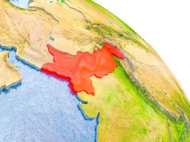 Pakistan Earth, kırmızı modeli