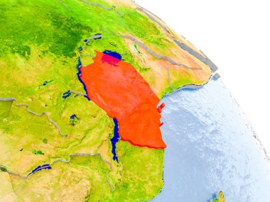 Dünya'nın kırmızı model Tanzanya'da