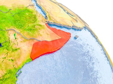 Dünya'nın kırmızı model Somali'de