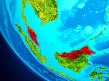 Uzaydan Dünya tarihinde Malezya