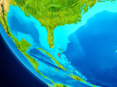 Dünya 'daki Bahamalar uzaydan